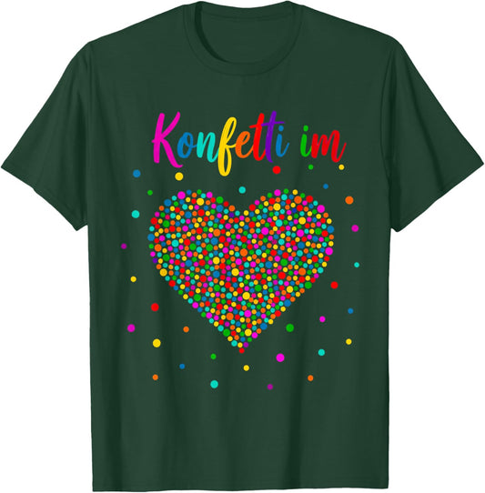 Confetti in the Heart Carnival T-Shirt - T-Shirt | Forest