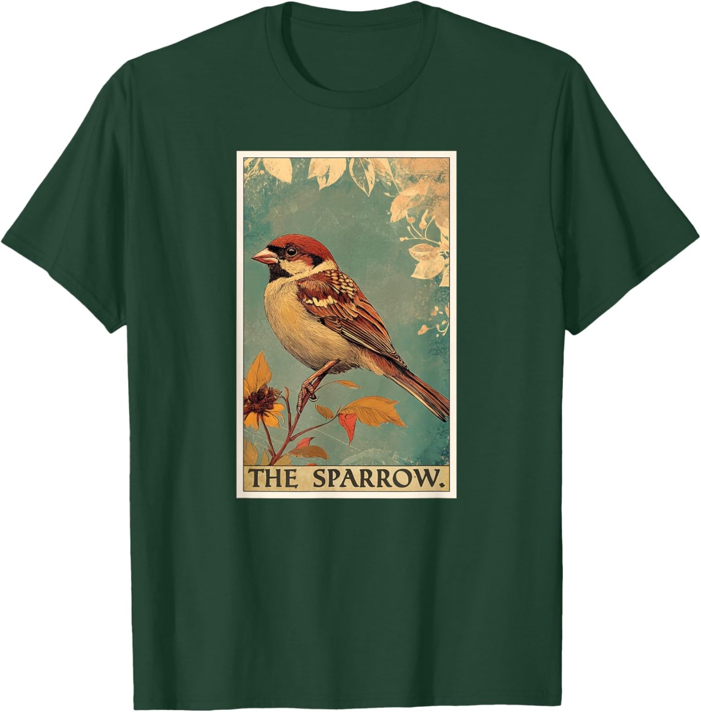 Sparrow Tarot Card Sparrows Sparrow T-Shirt - T-Shirt | Forest