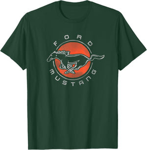 Ford Mustang Circle Logo T-Shirt - T-Shirt | Forest