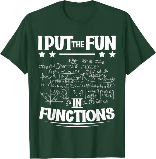 Funny Math Teacher Joke Teaching Math T-Shirt - T-Shirt | Forest