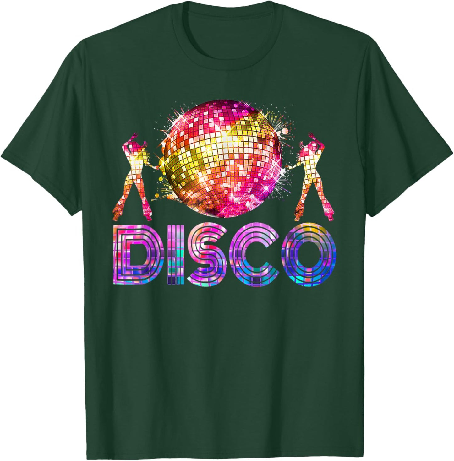 Disco Funny 70s Vintage Retro Theme Dancing Queen 70s Women T-Shirt - T-Shirt | Forest