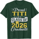 Proud Titi of a Class of 2026 Graduate Funny Senior 2026 T-Shirt - T-Shirt | Forest