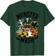 Monster Mash Halloween Party Dancing Monsters DJ Skeleton T-Shirt - T-Shirt | Forest