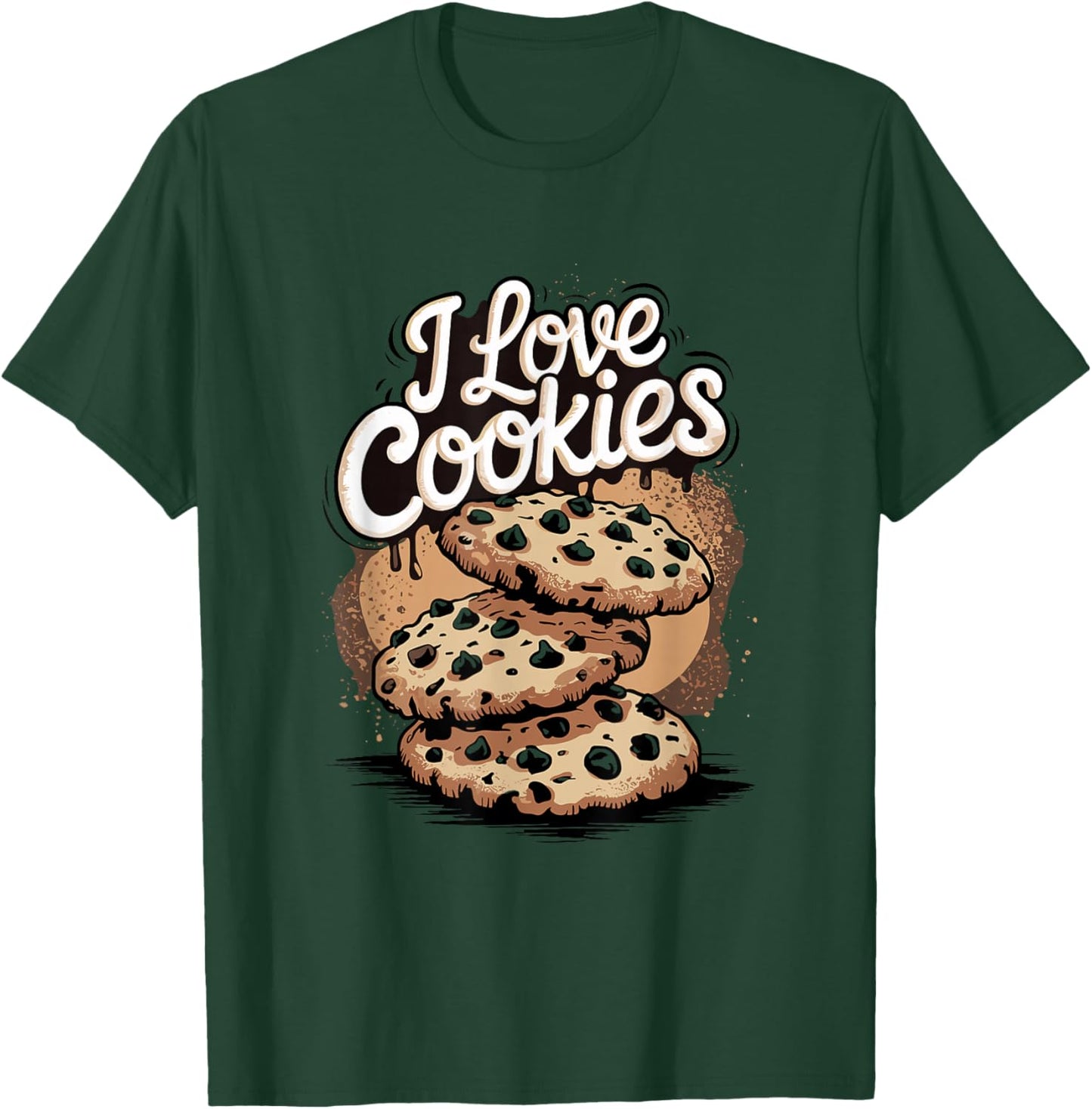 Cookie Baker Love I Love Cookies T-Shirt - T-Shirt | Forest