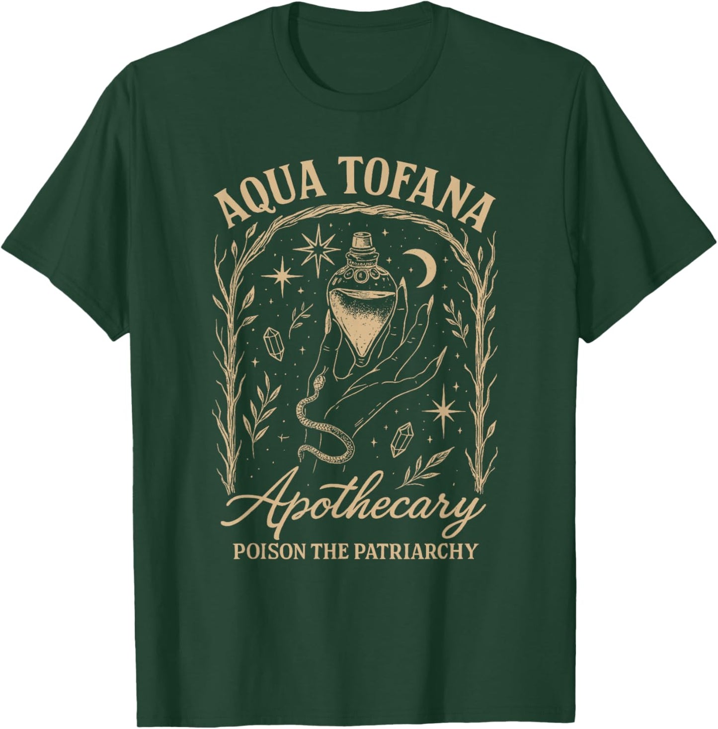 Feminist Empowered Woman Girl Power Equality Aqua Tofana T-Shirt - T-Shirt | Forest