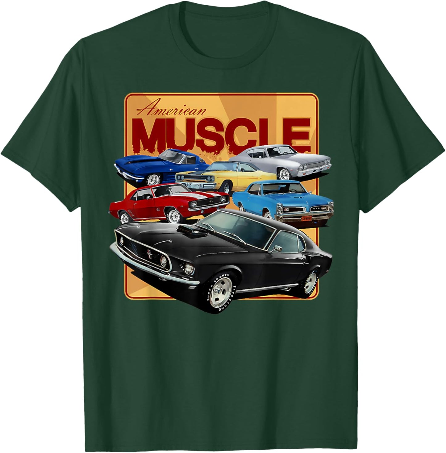 1968 1967 1965 2005 64 70 66 06 69 71 04 GTO Classic Car T-Shirt - T-Shirt | Forest