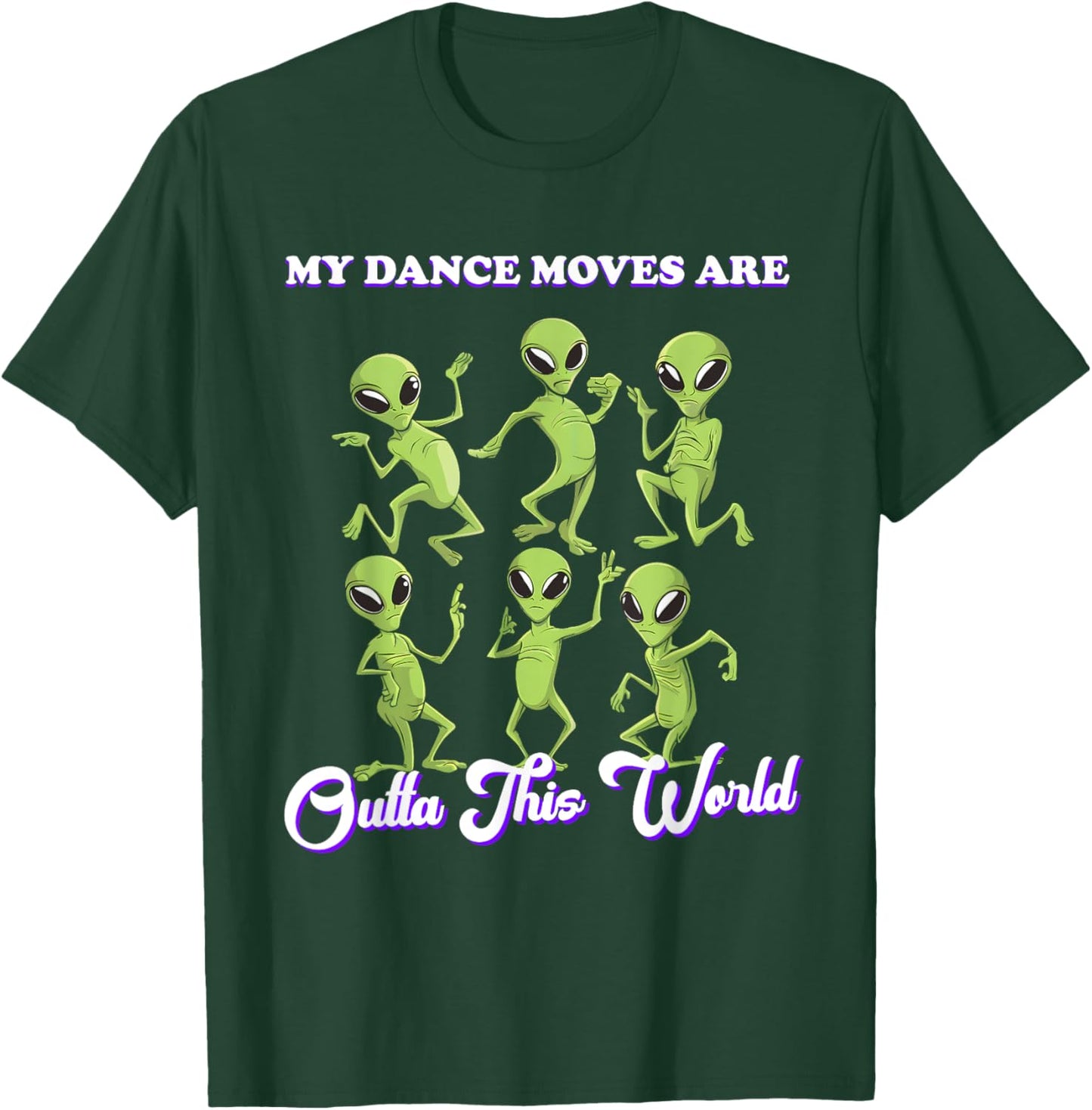 Aliens Dancing Dance Alien Flossing Funny Dance Moves Kids T-Shirt - T-Shirt | Forest