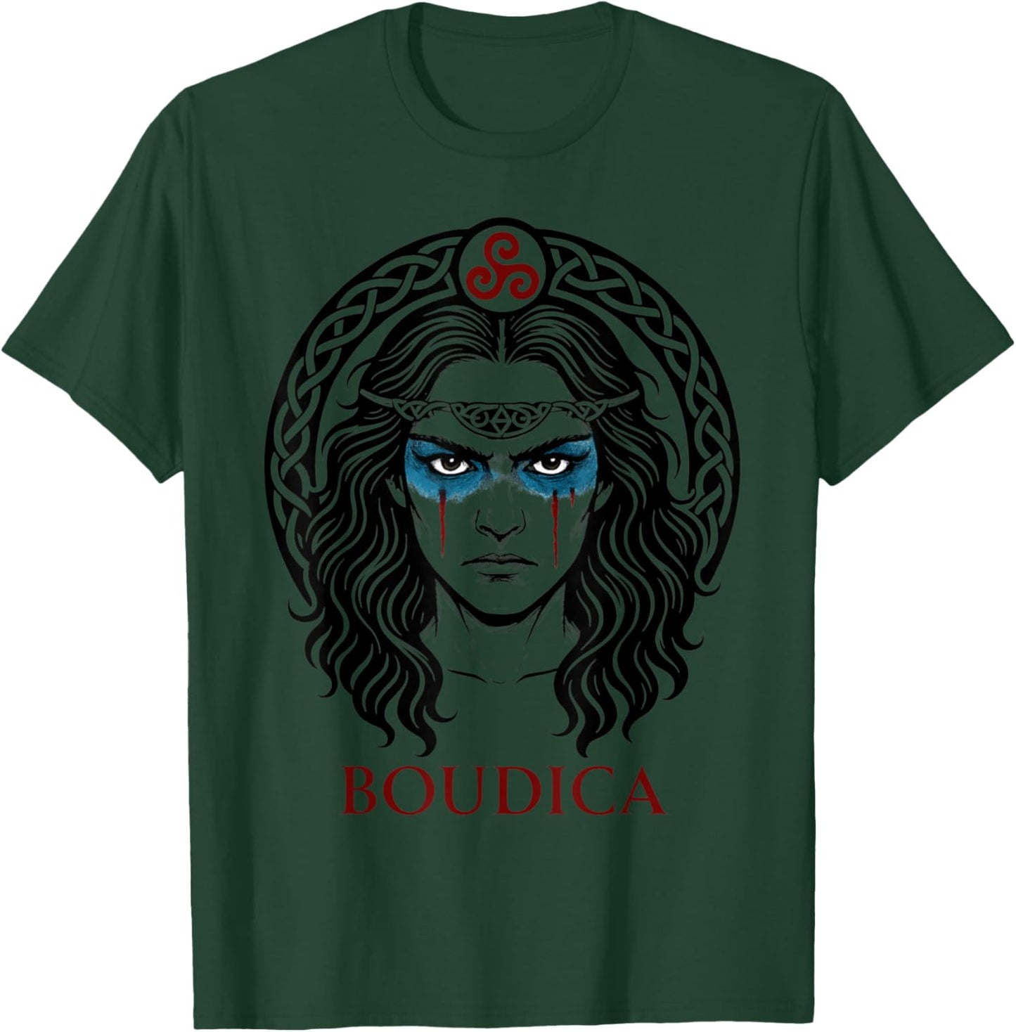 BOUDICA. Warrior Queen T-Shirt - T-Shirt | Forest