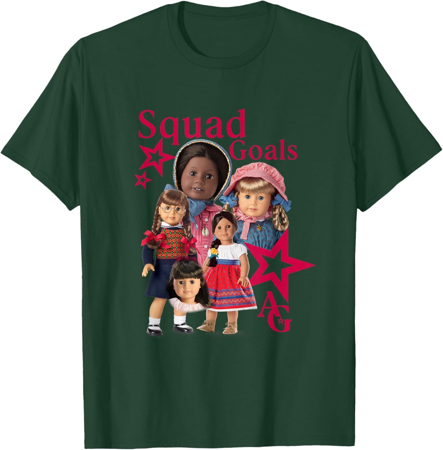 American Girl - Squad Goals T-Shirt - T-Shirt | Forest