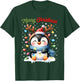Christmas Pajamas Men Women Kids Christmas Outfit Penguin T-Shirt - T-Shirt | Forest