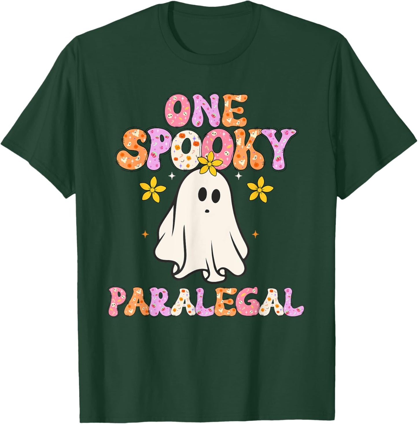Paralegal Halloween Spooky Paralegal T-Shirt - T-Shirt | Forest