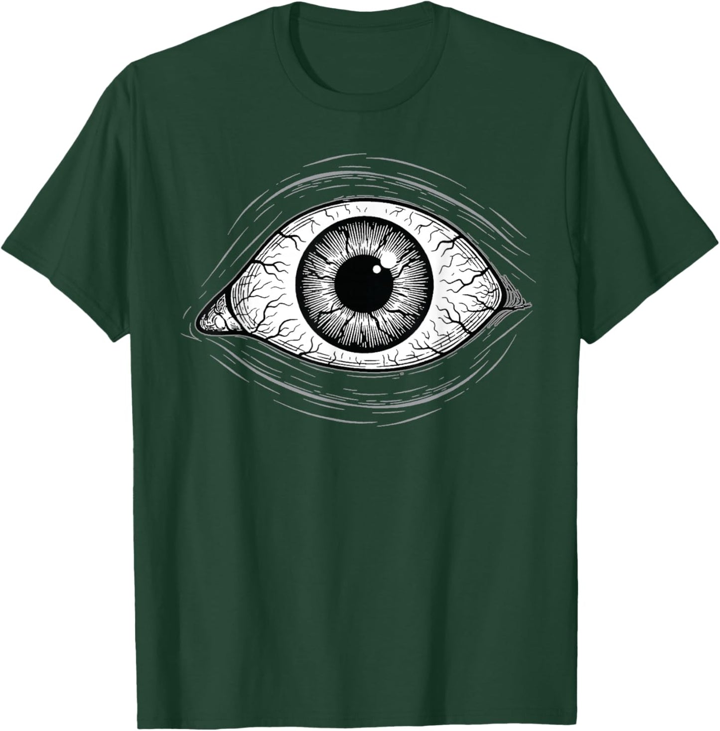 Halloween Eyeball All Seeing Eye Spooky Season Scary Costume T-Shirt - T-Shirt | Forest