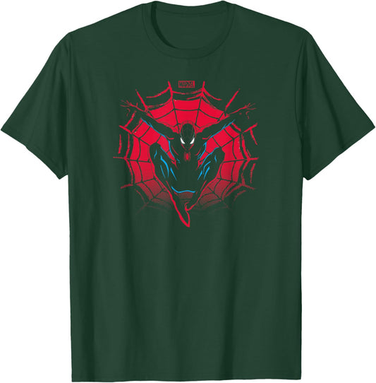 Spider-Man - Silhouette T-Shirt - T-Shirt | Forest