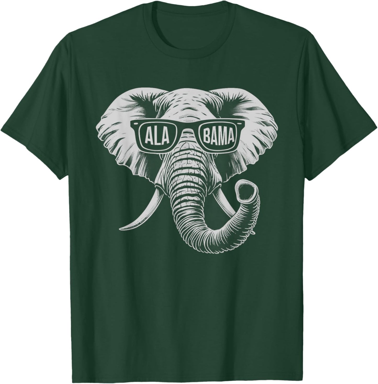 Vintage State Of Alabama Elephant Lovers T-Shirt - T-Shirt | Forest