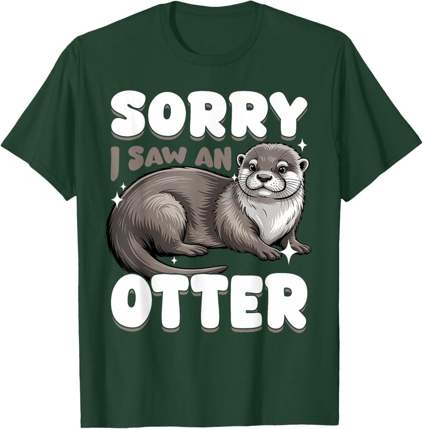 Funny Otter T-Shirt - T-Shirt | Forest