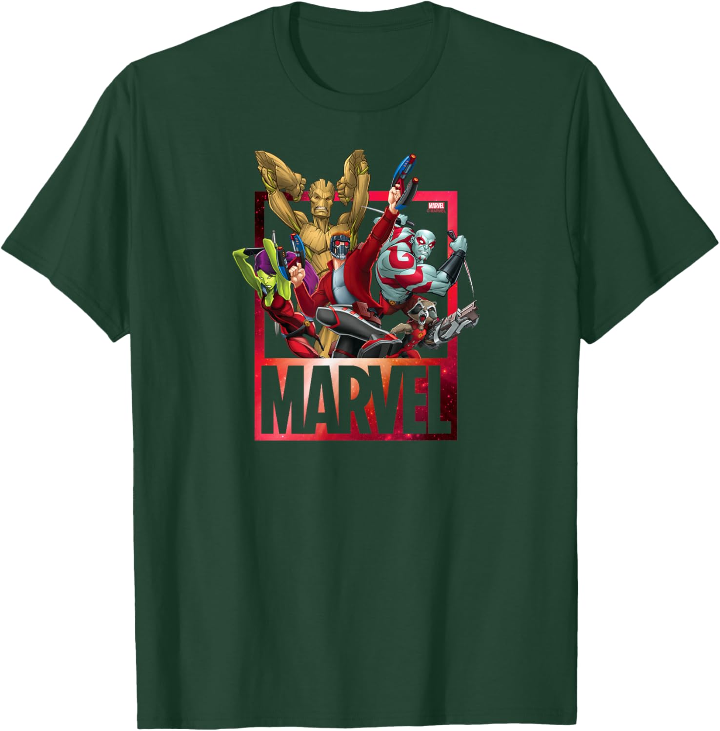 Guardians Of The Galaxy - Marvel Logo T-Shirt - T-Shirt | Forest