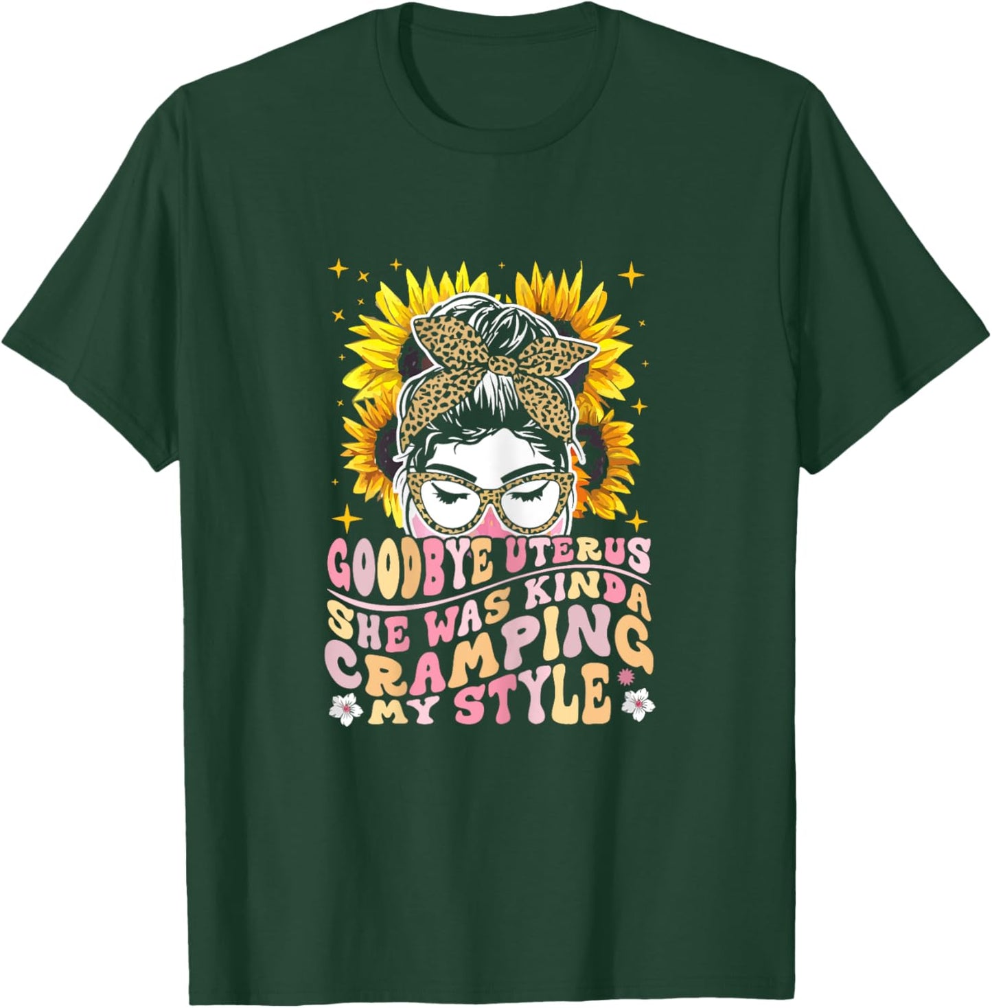 Uterus Removal Hysterectomy Recovery Surgery T-Shirt - T-Shirt | Forest