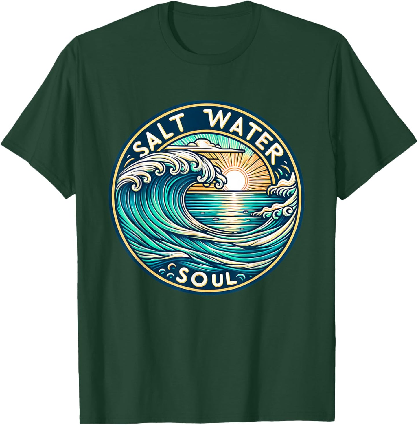 Saltwater Soul T-Shirt - T-Shirt | Forest
