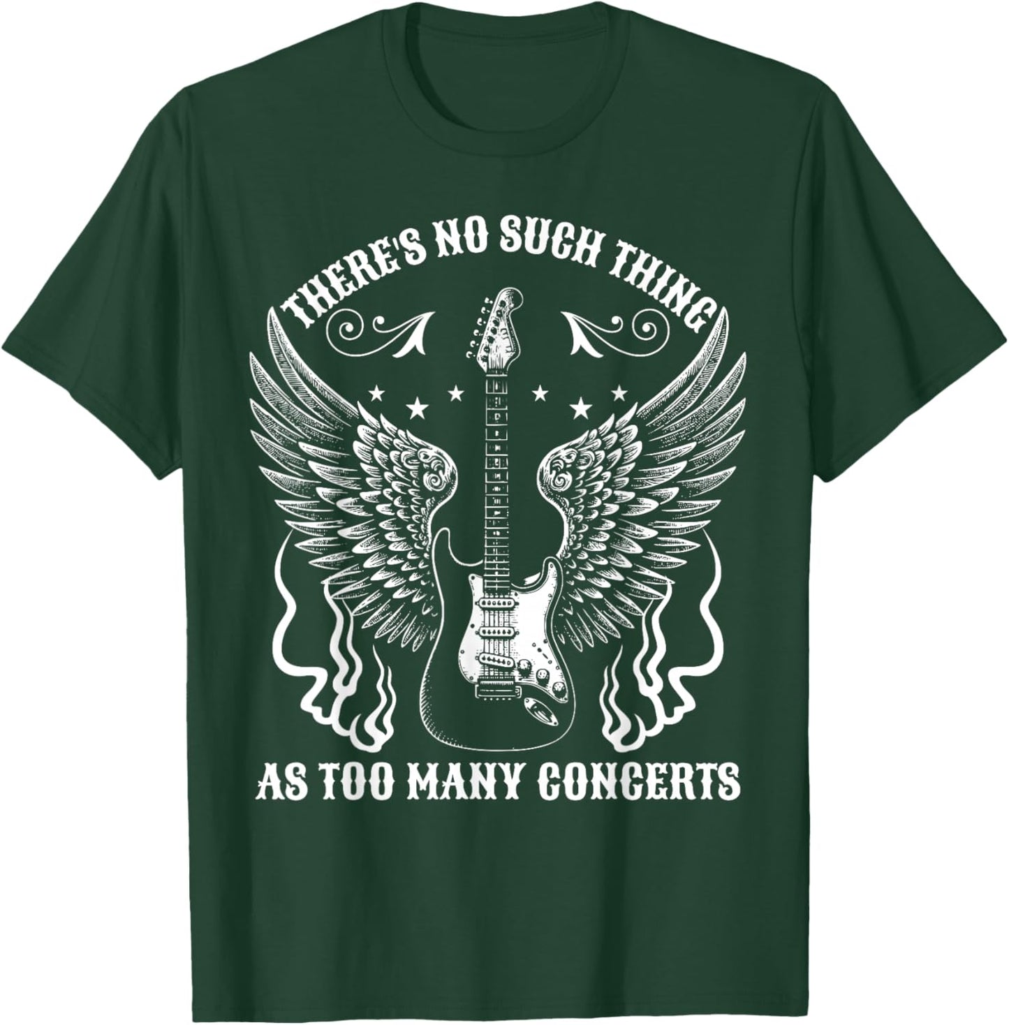 There's No Such Thing As Too Many Concerts Funny Music Lover T-Shirt - T-Shirt | Forest