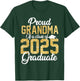 Proud Grandma Of a class of 2025 Graduate Senior Graduation T-Shirt - T-Shirt | Forest