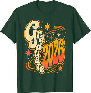 Graduate Class of 2026 Graduation Senior 2026 Grad Student T-Shirt - T-Shirt | Forest