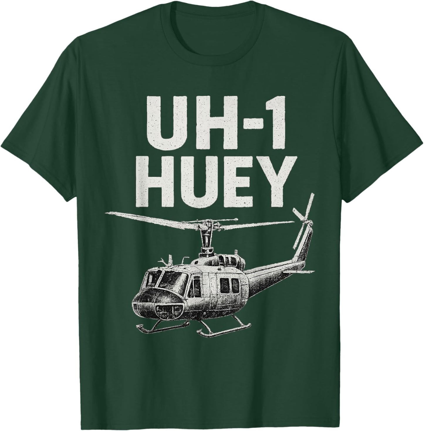 Bell UH-1 Huey T-Shirt - T-Shirt | Forest