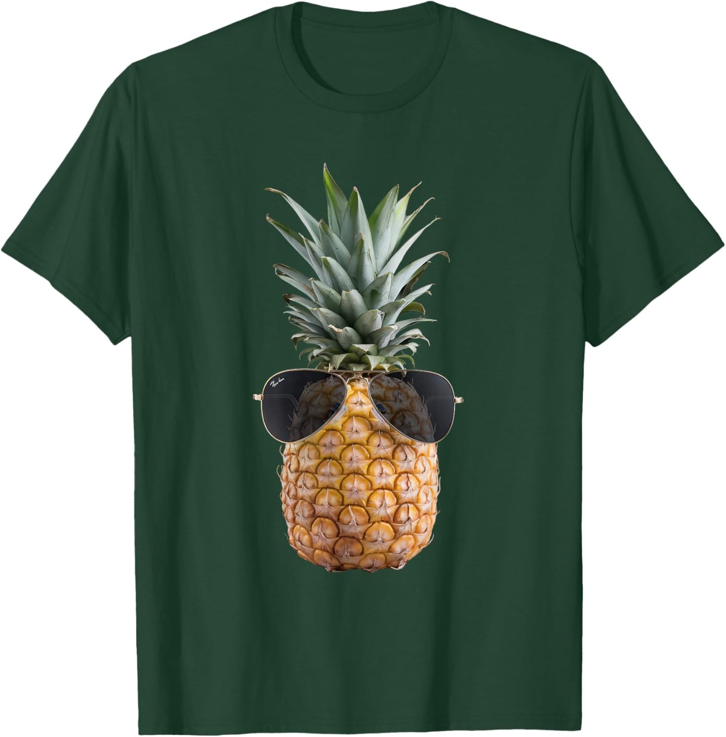 Pineapple Wearing Sunglasses Funny Fruit Costume T-Shirt - T-Shirt | Forest