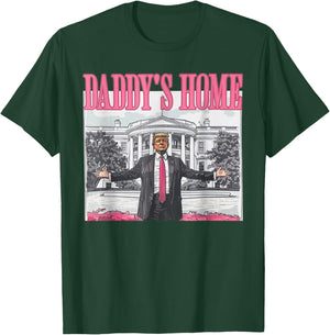 Trump 2024 Take America Back Daddy's Home Trump Pink 2024 T-Shirt - T-Shirt | Forest
