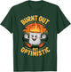 Burnt Out But Optimistic Marshmallow Funny Camper Camping T-Shirt - T-Shirt | Forest