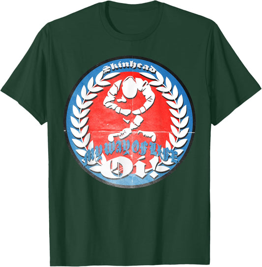 Traditional Oi Skinhead Punk-Rock T-Shirt - T-Shirt | Forest
