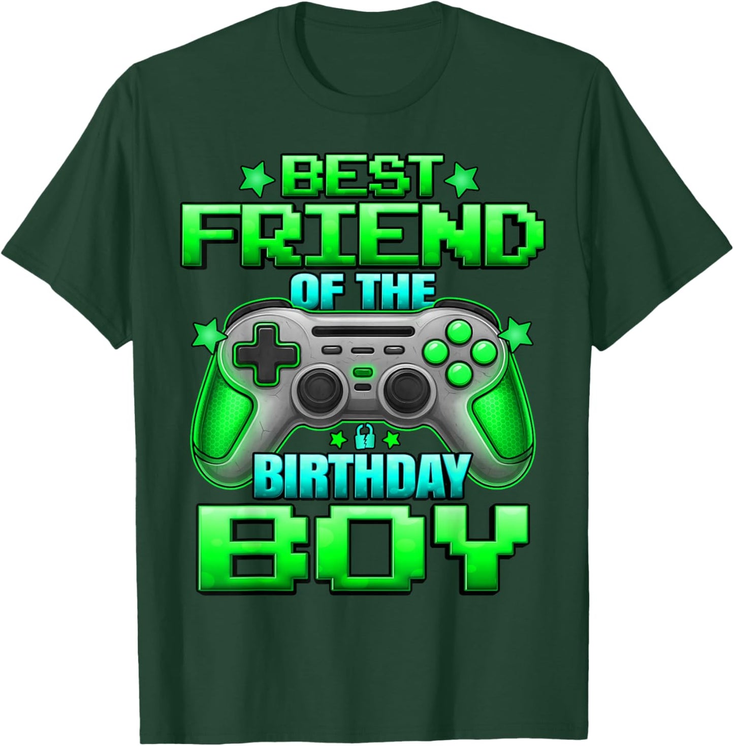 Best Friend of The Birthday Boy Matching Family Bestie T-Shirt - T-Shirt | Forest