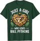 Just A Girl Who Loves Ball Pythons T-Shirt - T-Shirt | Forest