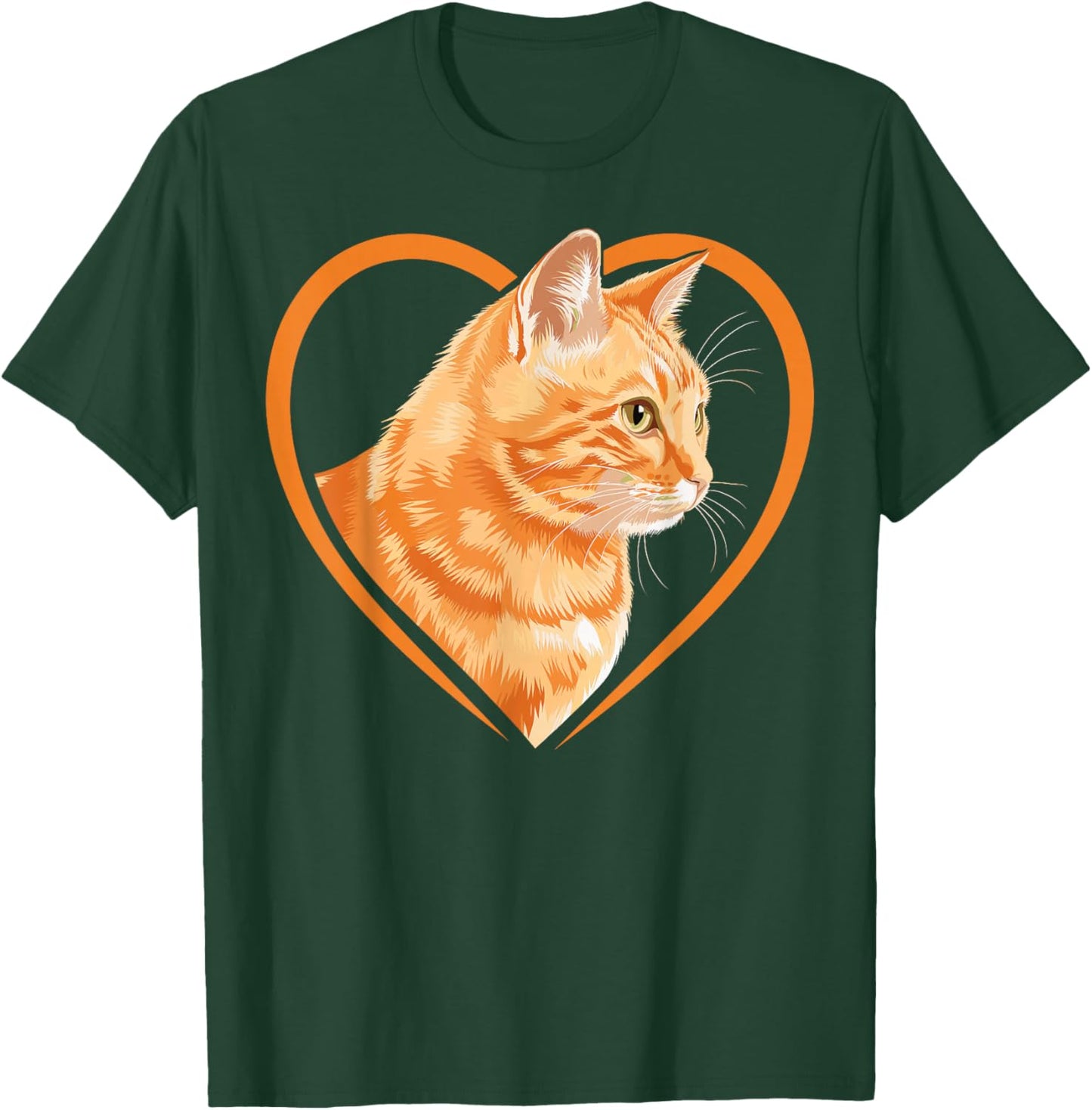 Orange Tabby Cat Orange Cat T-Shirt - T-Shirt | Forest