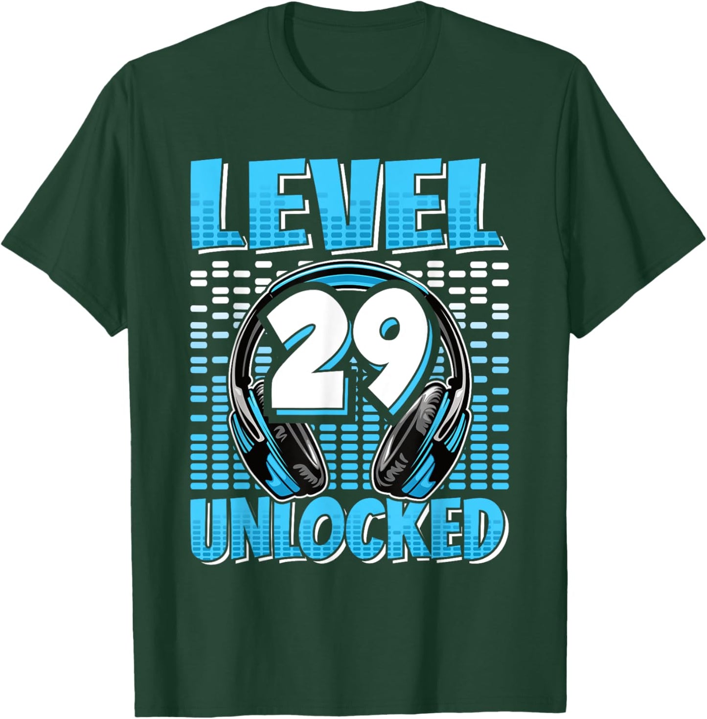 Level 29 Unlocked Gaming 29 Years Old 29th Birthday Men T-Shirt - T-Shirt | Forest