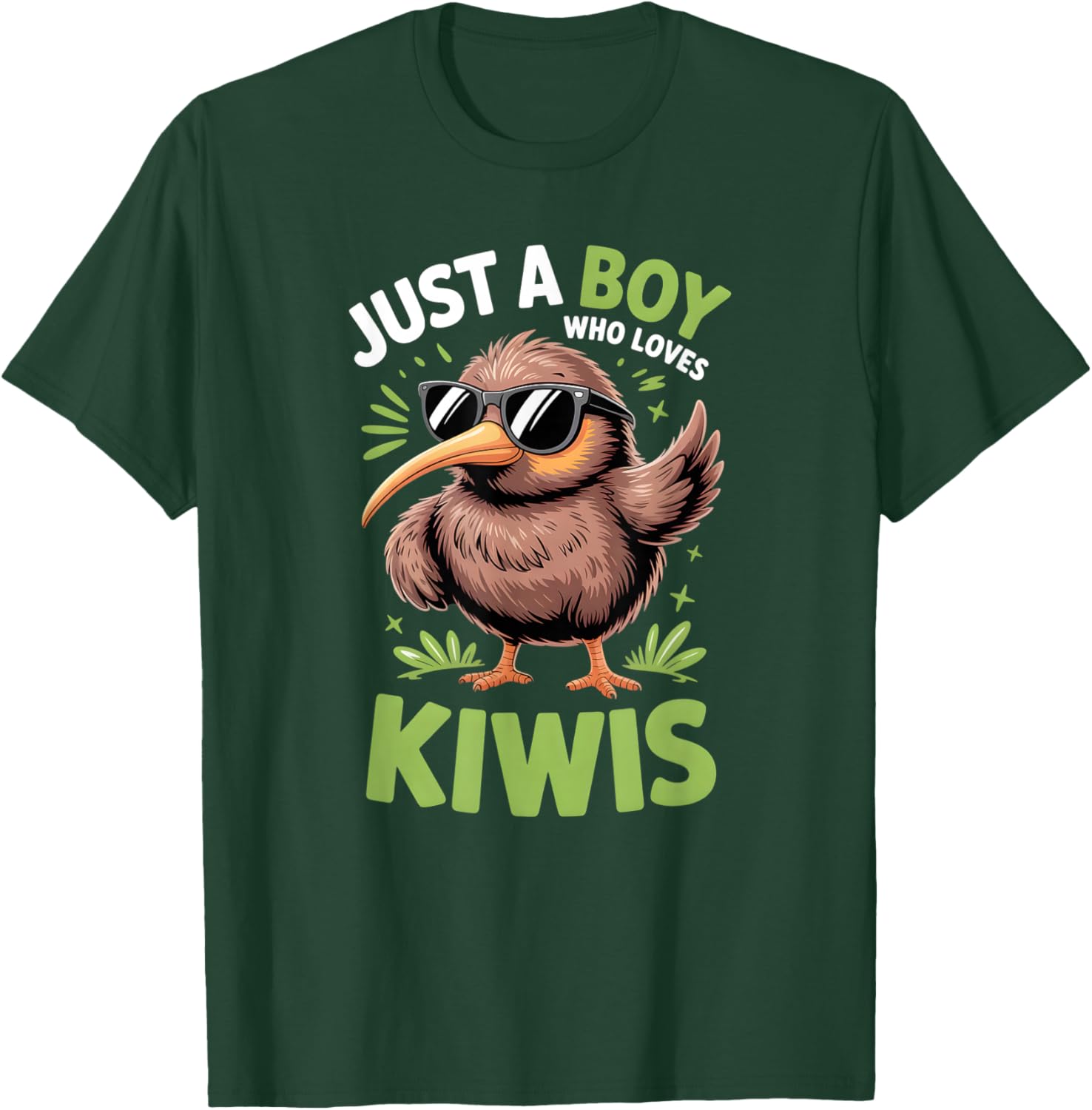 Boys Kiwi T-Shirt - T-Shirt | Forest