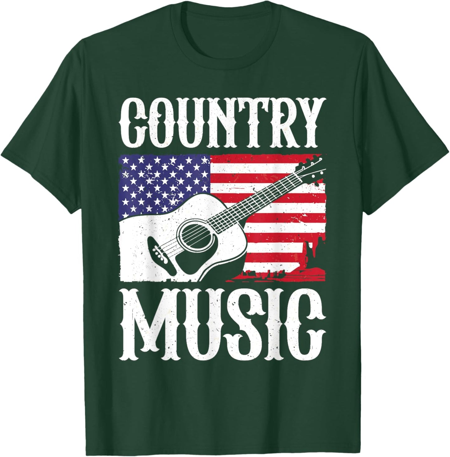 Cool Country Music Art Women Classic Country Music T-Shirt - T-Shirt | Forest