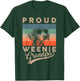 Vintage Proud Weenie Dog Grandpa Dachshund Dog Father's Day Women Kids T-Shirt - T-Shirt | Forest