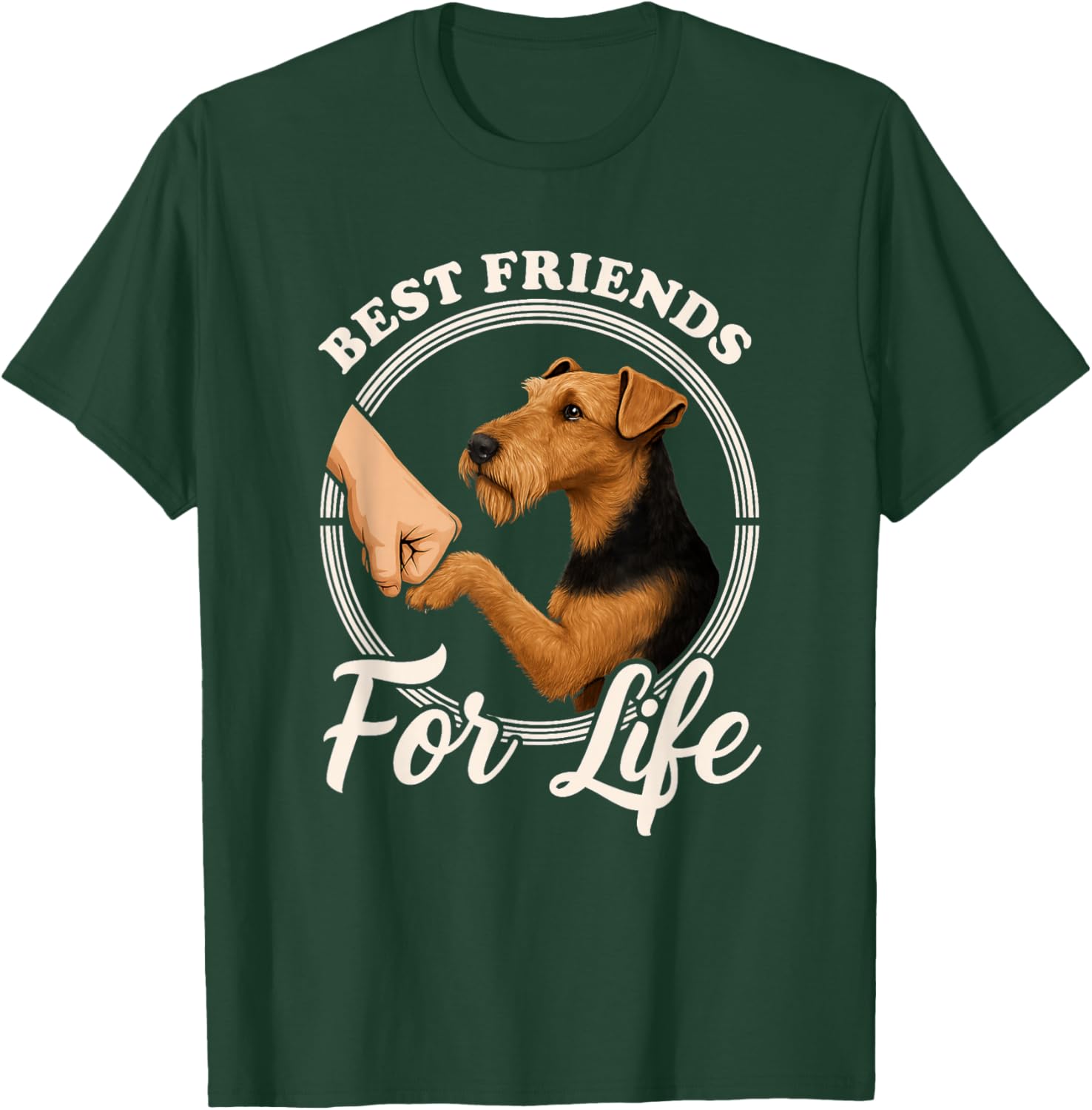 Airedale Terrier Dog Lover Design Beautiful Airedale Terrier T-Shirt - T-Shirt | Forest