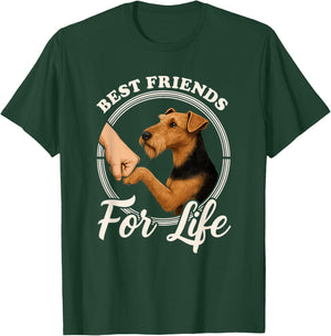 Airedale Terrier Dog Lover Design Beautiful Airedale Terrier T-Shirt - T-Shirt | Forest