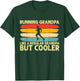 Running Grandpa Father Day Design Runner Grandfather T-Shirt - T-Shirt | Forest