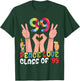 Peace Love Class of 99 Retro Tie Dye 1999 Reunion Senior T-Shirt - T-Shirt | Forest
