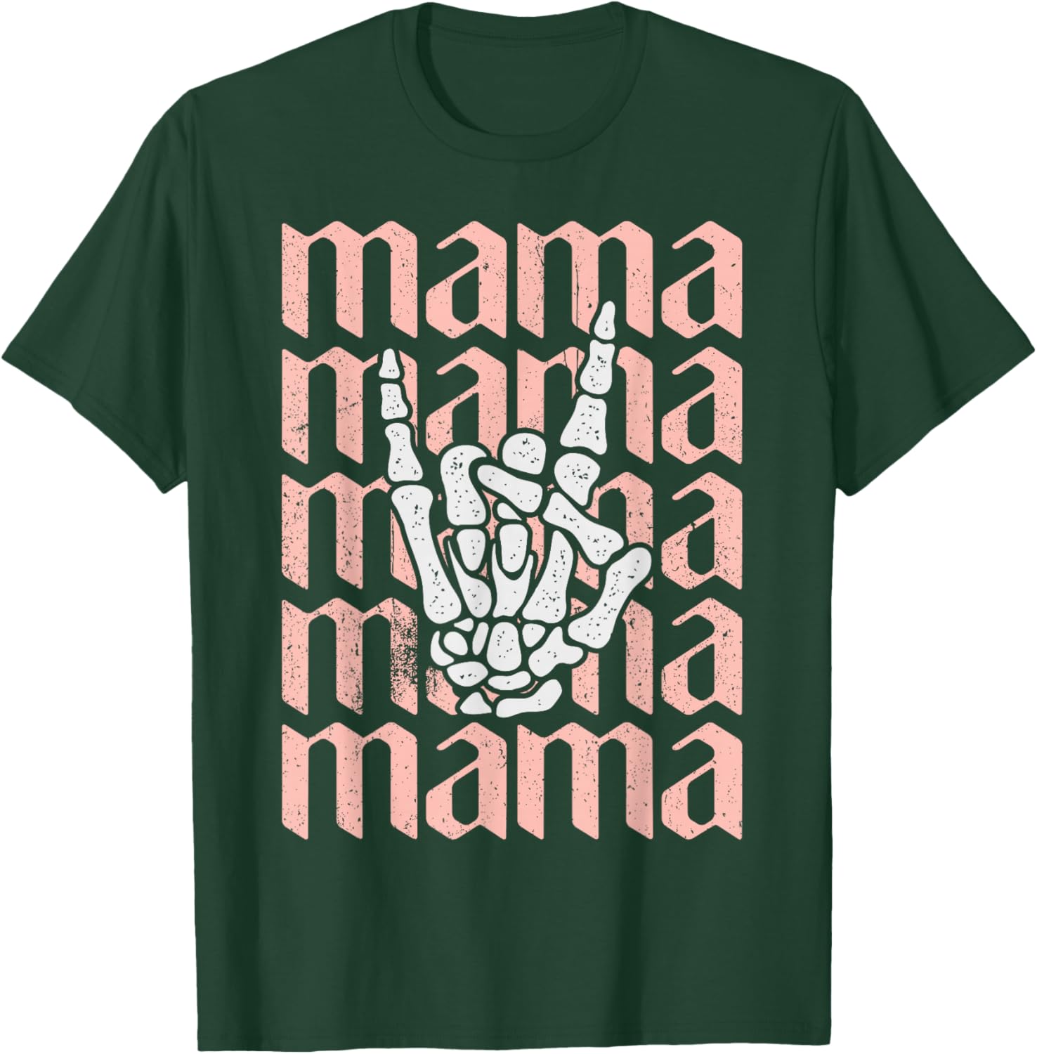 Mama Birthday, Mama Rocks Gifts, Rock and Roll Mother's Day T-Shirt - T-Shirt | Forest