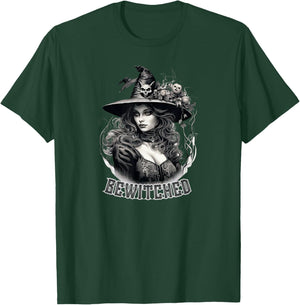 Bewitched Spooky Cute Witches Funny Retro Halloween Costume T-Shirt - T-Shirt | Forest