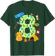 8th Birthday Camping Theme 8 Year Old Birthday Kids T-Shirt - T-Shirt | Forest