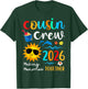 Cousin Crew 2026 Summer Vacation Beach Family Trips Matching T-Shirt - T-Shirt | Forest