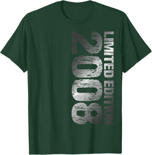 2008 Mann Frau 18. Geburtstag Limited Edition 18 T-Shirt - T-Shirt | Forest