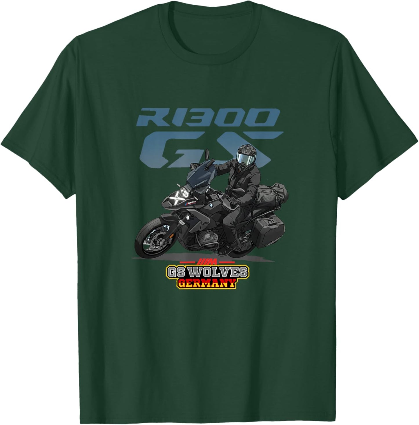 GS Wolves R 1300 T-Shirt - T-Shirt | Forest
