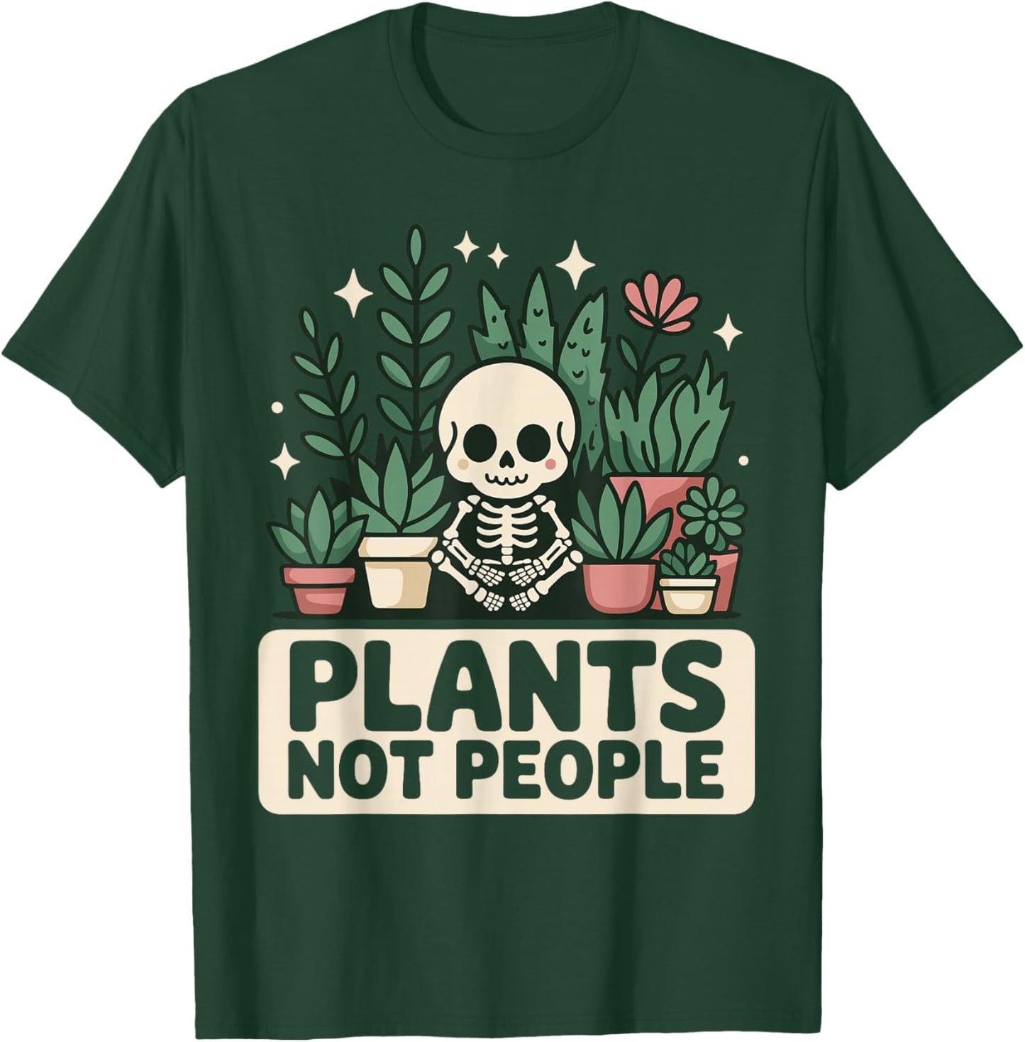 Funny Plant Art Women Gardening Houseplant Lovers T-Shirt - T-Shirt | Forest