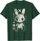 Creepy Cute Goth Bunny Horror Kawaii Rabbit Grunge Aesthetic T-Shirt - T-Shirt | Forest