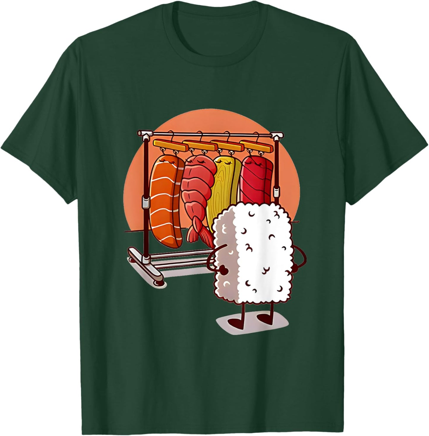Which One Should I Wear Today Washed Sushi Japanese Food T-Shirt - T-Shirt | Forest